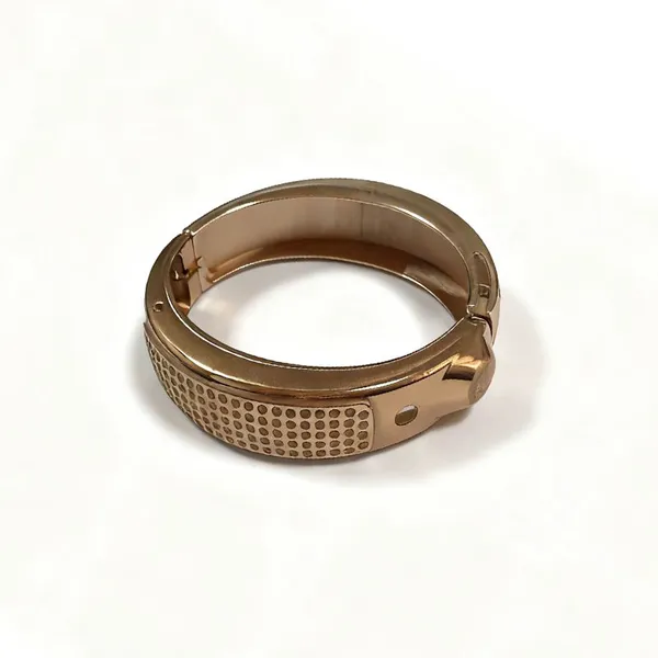 Custom High Quality Gold Steel Case Bracelet Fashion Fitness Style CNC Machining Aluminium Alloy Die Casting Service photo-3