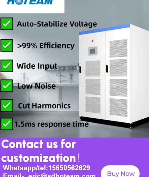 Hoteam 230V 100KVA Dynamic Voltage Regulator for Voltage Sags and Swells photo-3