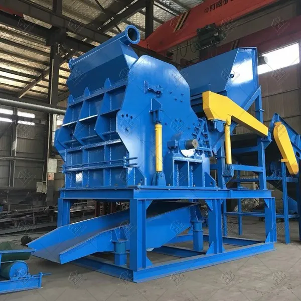 Burnt Iron Clean Machine Fire Steel Metal Cleaning Hammmer Crusher Recycling Machine