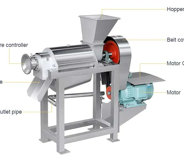 Stainless Steel Industrial Watermelon Juicer Screw Press Residue Juice Separation Fruit and Vegetable Processing Equipment photo-2