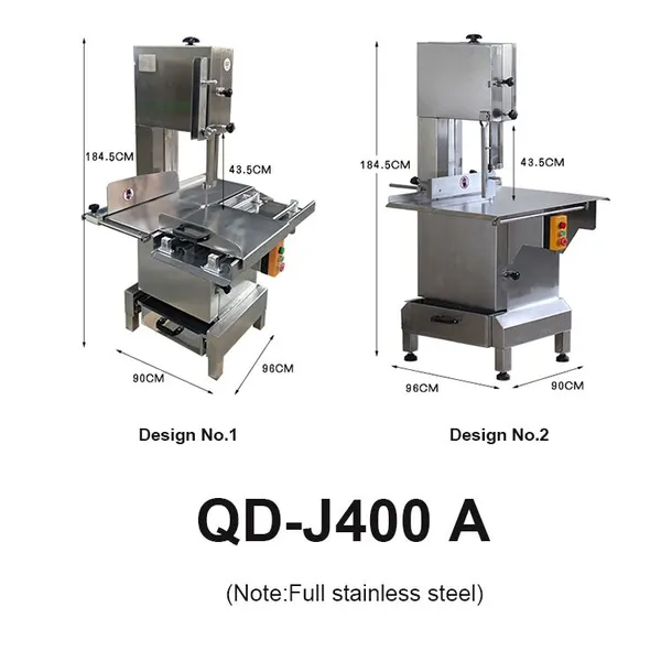 QDMECH Commercial Electric Bone Saw Machine Stainless Steel Meat Cutting Machine With Imported Sharp Blade photo-4