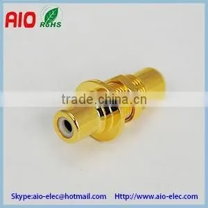 RCA Female Jacke to RCA Female Jack Barrel Coupler Adaptor Connector for Video Wall Plate and Panel photo-3