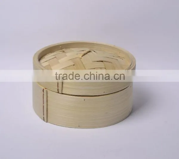 Food Grade Eco-friendly Handmade Cooking Food Bamboo Steamer photo-2