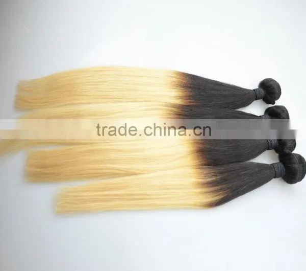 Best Selling Ombre Two Tone Color Human Hair Weave Bundles
