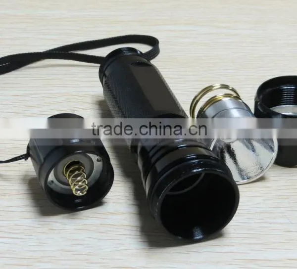 18650 Green LED Lighting Torch High Power Aluminum Flashlight photo-2