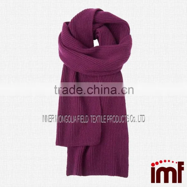 Chunky and Ribbed Cashmere Scarf photo-2
