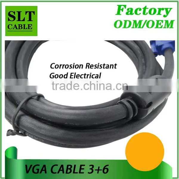 Shenlantuo Factory Outlet 3+6 VGA Cable Male to Male 15pin High Quality 20m Vga Cable for Projector Computer Laptop Monitor LCD photo-3