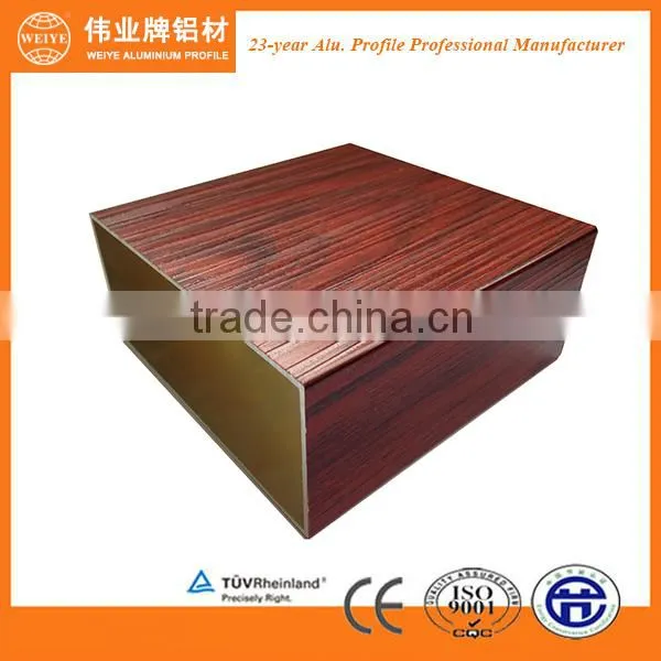 Customized 6000 Series Wood Grain Aluminum Extruded Profile photo-6