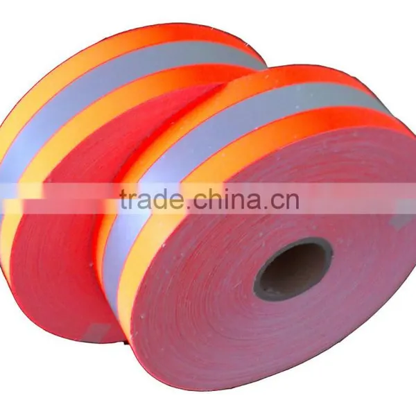 Fire Flame Resistance Reflective Fabric and Warning Resistance Reflective Fabric Tape photo-2