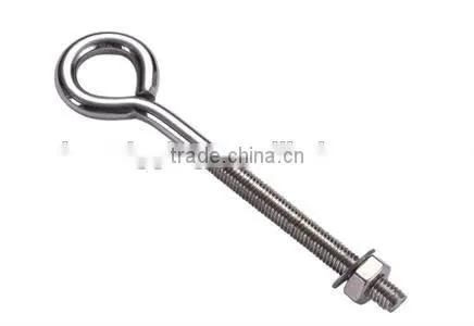 Galvanize Carabiner Wholesale Hot Selling High Quality Steel Electric Galvanized Eye Bolt With Nut Stainless Steel Aisi 316 304 photo-4