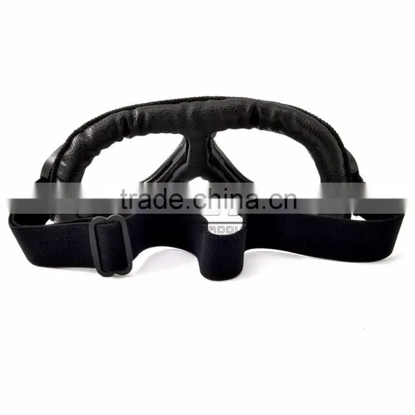 BJ-GT-007 High Quality Black Leather Clear Lens Goggles Motocross photo-6
