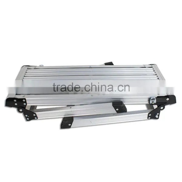 New-Aluminum-Platform-Drywall-Step-Up-Folding-Table-Work-Bench-Stool-Ladder photo-4