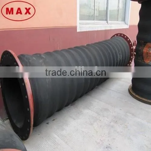 300mm Diameter Suction & Discharge Rubber Hose Pipe With Pn10 Flanges photo-4
