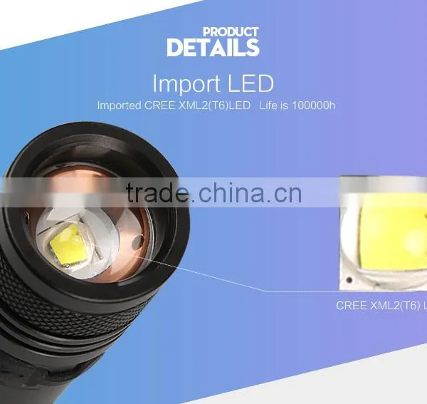 Attractive Multi Function Waterproof Rechargeable USB Flashlight photo-5
