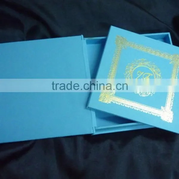 Craft Paper Wedding Invitation Box With Matching Mailing Box-ON SALE photo-3