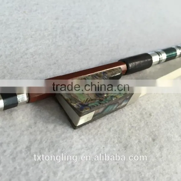 Full Size Violin Round Bow With Flap Frog Brazil Wood Bow photo-3