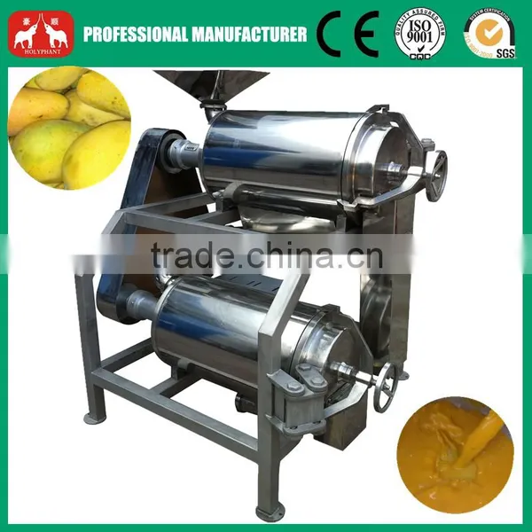 2015 Best Seller Wide Output Range Full Stainless Steel Apricots Pulping Machine photo-2