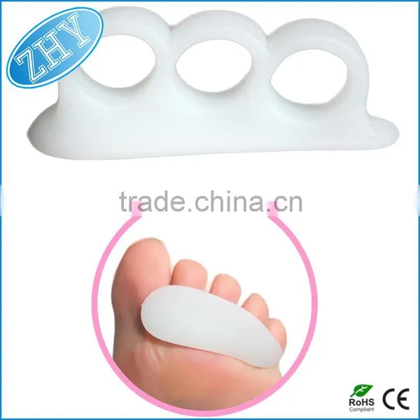 Silicone Gel Insoles For Toes Bunion Toe Separator Toe Stretcher photo-2