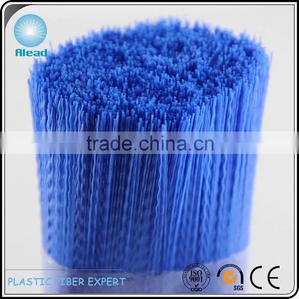 Dark Shiny Blue Normal Crimp pp Plastic Wire Polypropylene Fiber photo-5