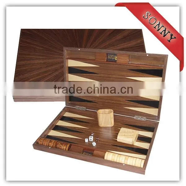 Antique Color Style Wooden Backgammon Set photo-2