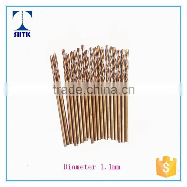 Factory Direct Supply M35 Cobalt, Drill Bit, Twist Drill Bit Dia 1.1mm