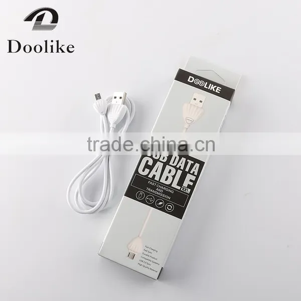 Hot Selling Shell USB Cable For Android Phone Micro Usb Data Cable Wholesale