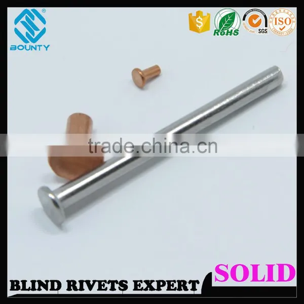 FLAT HEAD STAINLESS STEEL SOLID RIVETS photo-6
