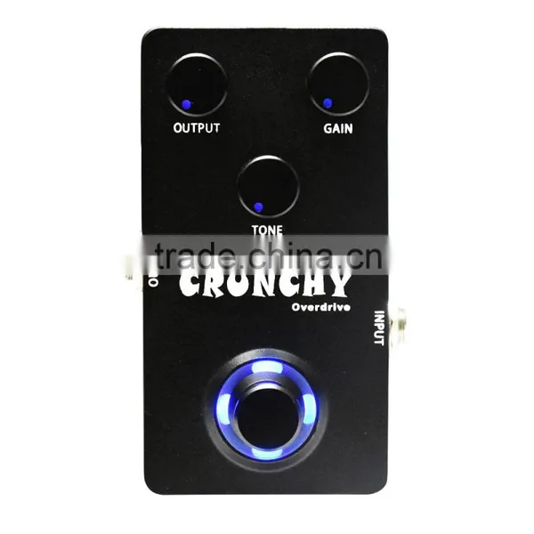 Guitar Effect Pedal Crunchy Overdrive Wholesales OEM Bass Effect Pedal 9V