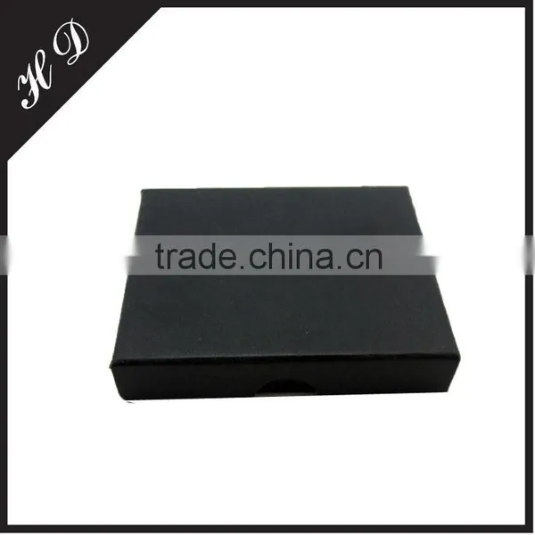 Custom Black Cardboard Scarf Packaging Box With Lid Design photo-3