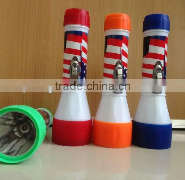 New Product Competitive Price Plastic Led Flashlight