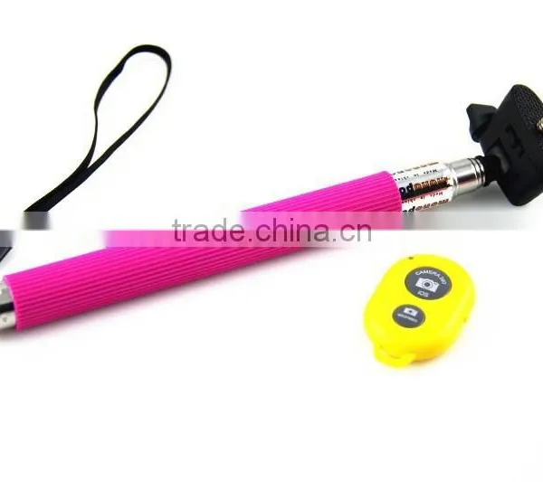 2015 Hot Selfie Stick Extendable Monopod , Selfie-Stick With Shutter Button photo-5