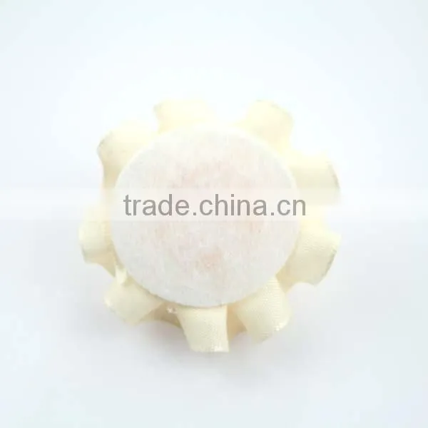 Carnation Handmade Ribbon Flower Brooches photo-4