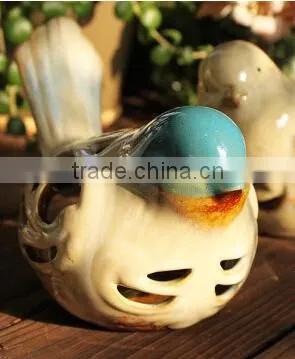 Ceramic Bird Home Decoration With Hollowed Out Shape photo-2