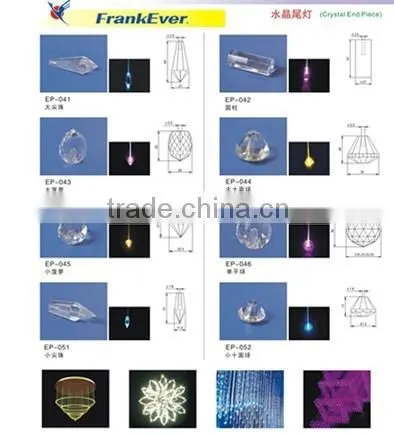 Optical Fiber Chandelier Fiber Pendant Lights for Party photo-2