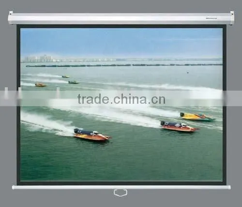 84 Inch Glass Beaded Manual Projector Screen