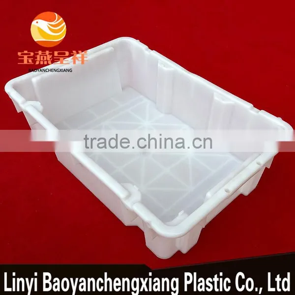 610x410x170mm Plastic Fish Basket for Turnover Transportation Convert photo-2