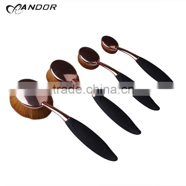 2016 Oval Rose Gold Professional Andor Makeup Brush photo-2