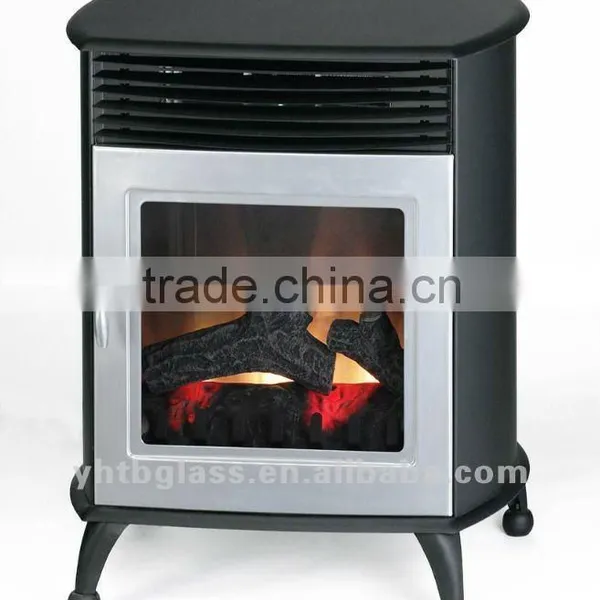 Customized Fireplace Glass