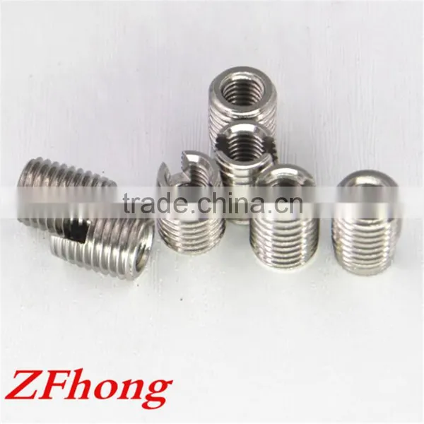 Stainless Steel 302 Type Slotted Self Tapping Thread Insert m2 M2.5 m3 m4 m5 m6 m8 M10 photo-2