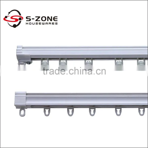 Plastic PVC Double Curtain Track Rail Fitting photo-3