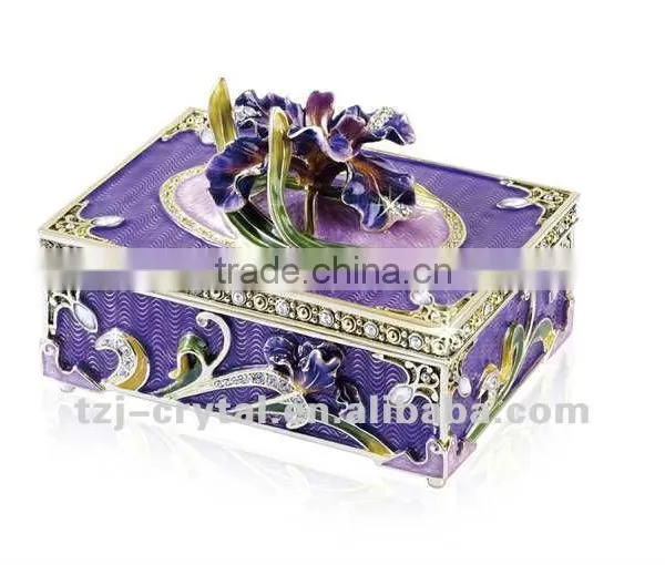 Jewelry Box Adorn Article Box Crafts&gift Happiness Iris