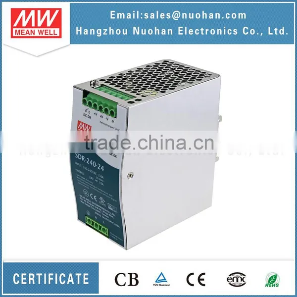 Mean Well 240w 24v Power Supply With PFC Function/240W Single Output Industrial DIN RAIL With PFC Function/24v Power Supplies photo-2