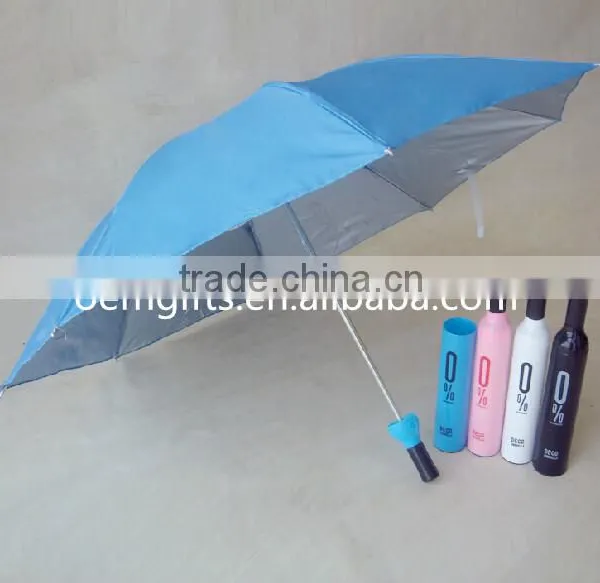 Cheap Wine Bottle Umbrella with Customized Logo