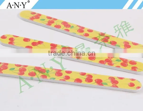 Nail Art Shaping and Polishing Cherry Printing 180 Grit Nail Files OEM Accepted photo-4