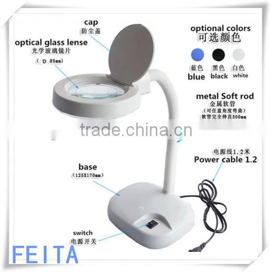 Professional High Reliable And Long Lasting Of Multifunctional Desk Top Magnifying Lamp With LED Skin Analyser photo-4