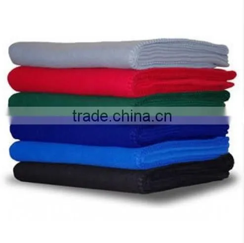 Promotion Printed Polar Fleece Blanket With Embroidered Bear photo-2