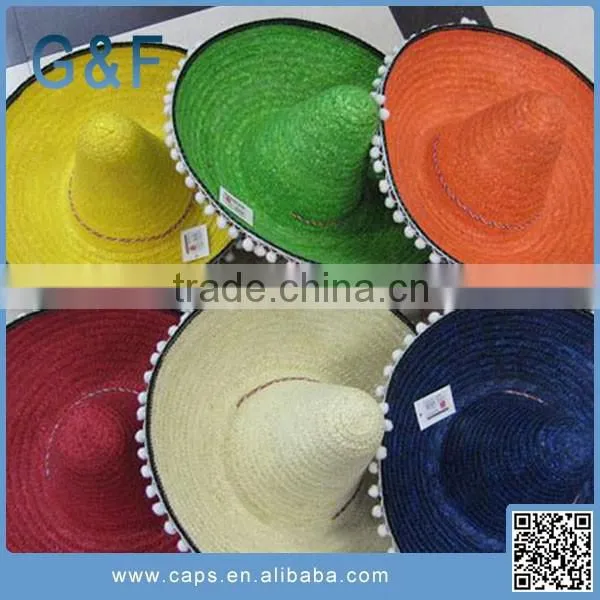 New Design Custom Sombrero Straw Hat For Sale photo-3