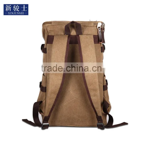 Factory Wholesale Large Capacity Climbing Mountaineering Hiking Outdoor Sport CanvasBackpack photo-4