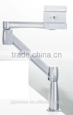 Metal Standard Aluminum Material Flexible Desk Clamp Mount Lcd Table Stand Holder Folding Bracket photo-5