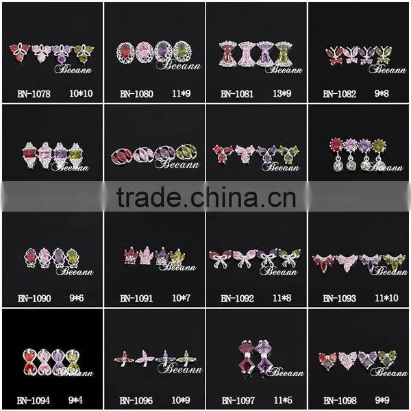 2016 Wholesale AAA High Quality Cubic Zircon Stone 3D Rhinestone Cubic Zircon Nail Art